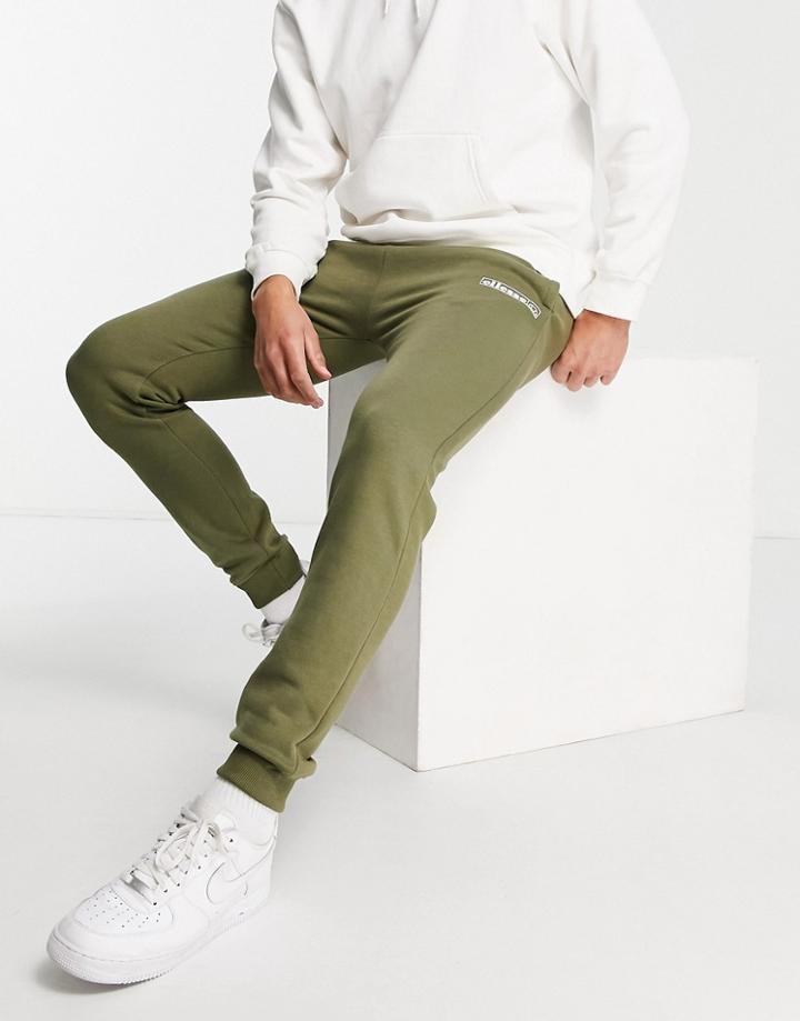 Ellesse Sweatpants With Logo In Khaki-green