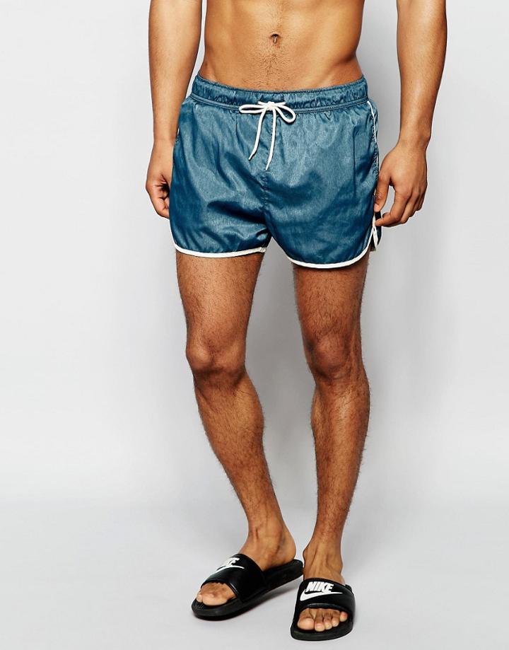 Selected Homme Runner Swim Shorts - Blue