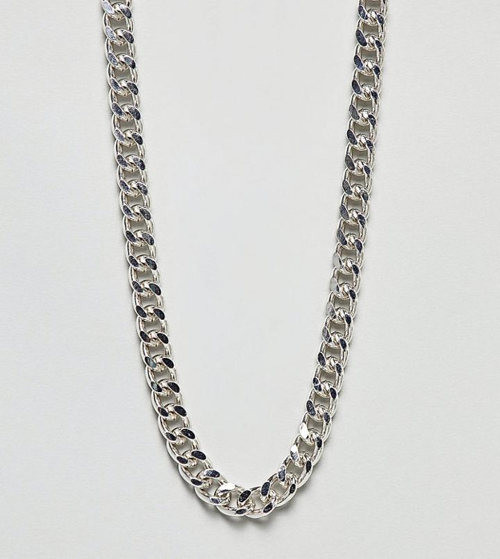 Sacred Hawk Chain Necklace - Silver