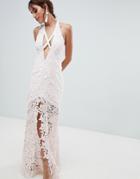 The Jetset Diaries Frangapani Strappy Evening Dress - Pink