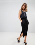 Just Female Egon Maxi Skirt - Black