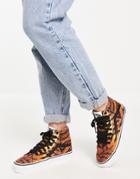 Vans Sk8-hi Tapered Sneakers In Tiger-orange