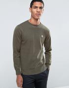Le Breve Crew Knitwear Sweater - Green