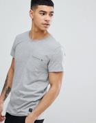 Blend Slim Fit Pocket T-shirt Gray - Gray