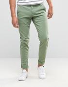 Selected Homme Skinny Fit Chino - Green