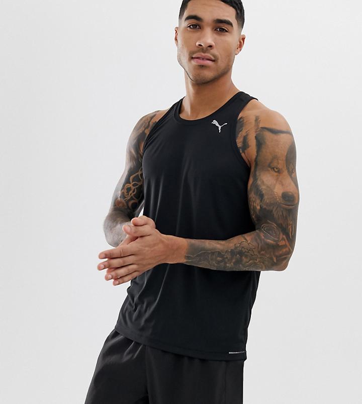 Puma Core Run Singlet Tank - Black