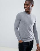 Love Moschino Chest Logo Sweater - Gray