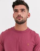 Farah Dennis Crew Neck T-shirt In Pink