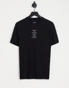 Armani Exchange City Print T-shirt In Black