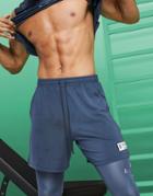 Asos 4505 Training Shorts In Recycled Jersey-grey