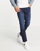 Jack & Jones Regular Fit Jeans In Mid Blue