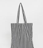 Monki Stripe Tote Bag In Black And White - Multi