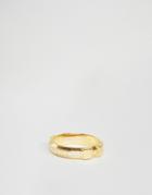 Mister Time Band Ring In Gold - Gold