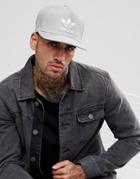 Adidas Originals Trefoil Cap In Gray - Gray