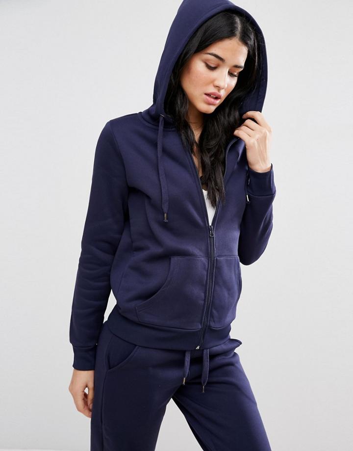 Blend She Camille Zip Hoodie - Navy