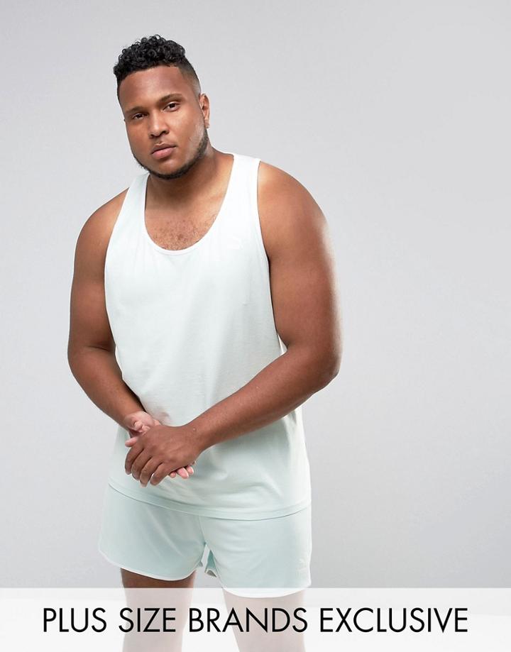 Puma Plus Racer Back Tank In Blue Exclusive To Asos 57657703 - Blue