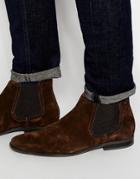Base London William Suede Chelsea Boots - Brown