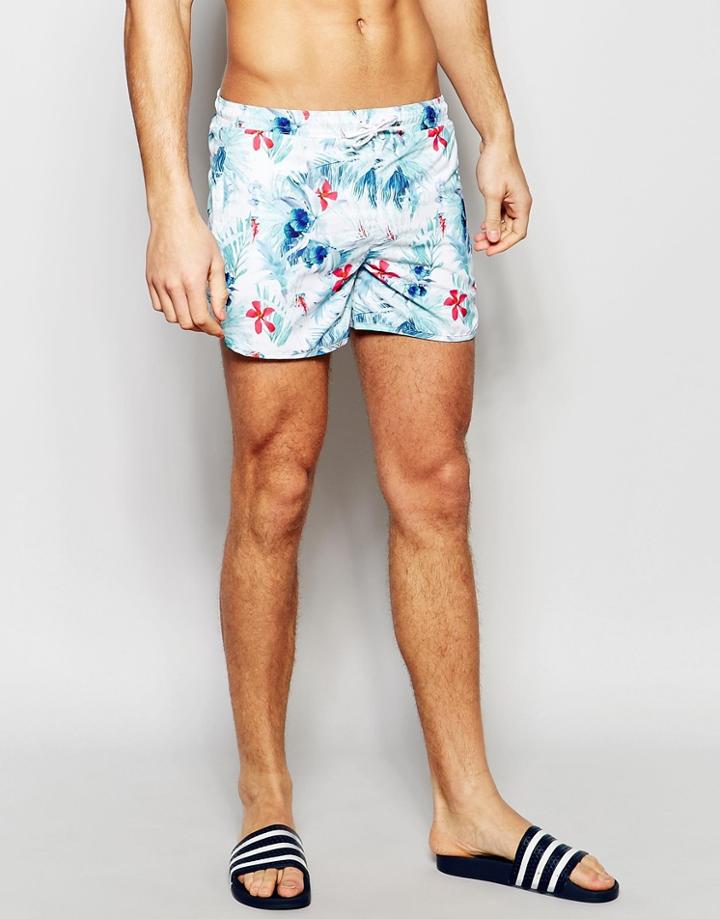 Supremacy Tropic Runner Swim Shorts - White