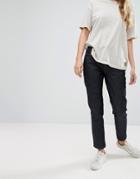 Weekday Girlfriend Jean In Raw Denim - Blue