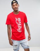 Pull & Bear Coca Cola T-shirt In Red - Red