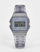Casio F-91ws-8ef Digital Watch In Gray-grey