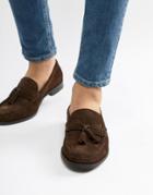 Ben Sherman Loafers Tassel Loafers In Brown Suede - Brown