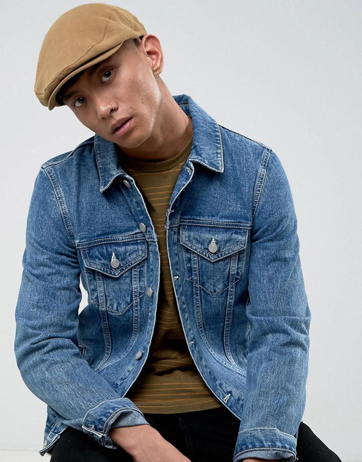 Brixton Hooligan Flat Cap - Tan