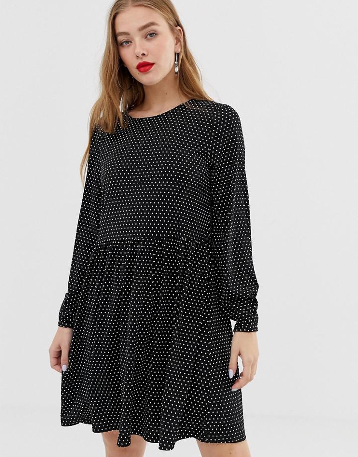Jdy Polka Dot Smock Dress-multi