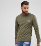 Diesel Sweat Top With Crew Neck - Green