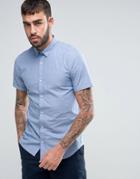 Jack & Jones Premium Slim Shirt With Print - Blue