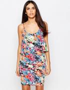 Club L Overlay Cami Mini Dress - Multi