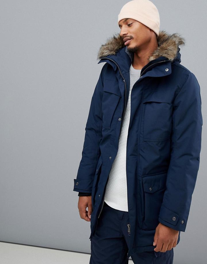 Didriksons 1913 Reidar Parka In Navy - Navy