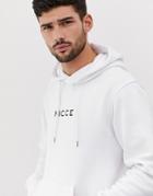 Nicce Hoodie With Logo In White - White