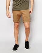 Selected Homme Chino Shorts - Camel