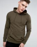 Another Influence Distressed Hoodie - Green