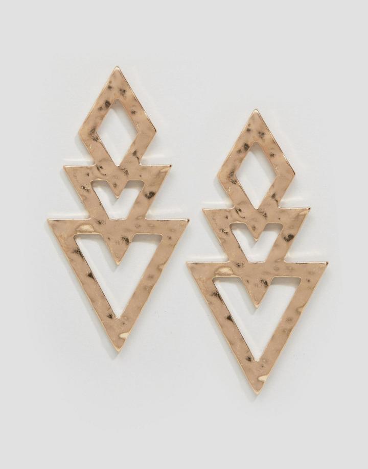 Aldo Boughey Statement Earrings - Gold