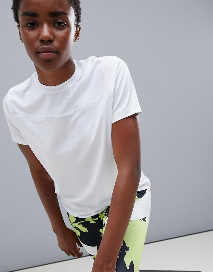 Asos 4505 Training T-shirt In Loose Fit - White