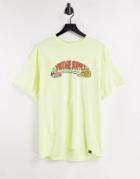 Vintage Supply Tropical Summer Print T-shirt In Yellow