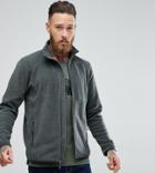 The North Face 100 Glacier Sweatshirt Full Zip In Light Gray Exclusive To Asos - Gray