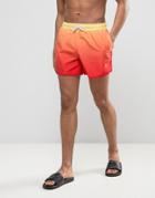 Wetts Dip Dye Swim Shorts - Orange