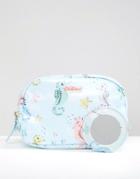 Cath Kidston Classic Box Makeup Case With Nylon Zip - Small Seahorses - Small Seahorses