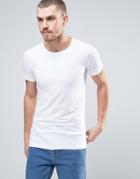 Lindbergh T-shirt In White Stretch Cotton - White