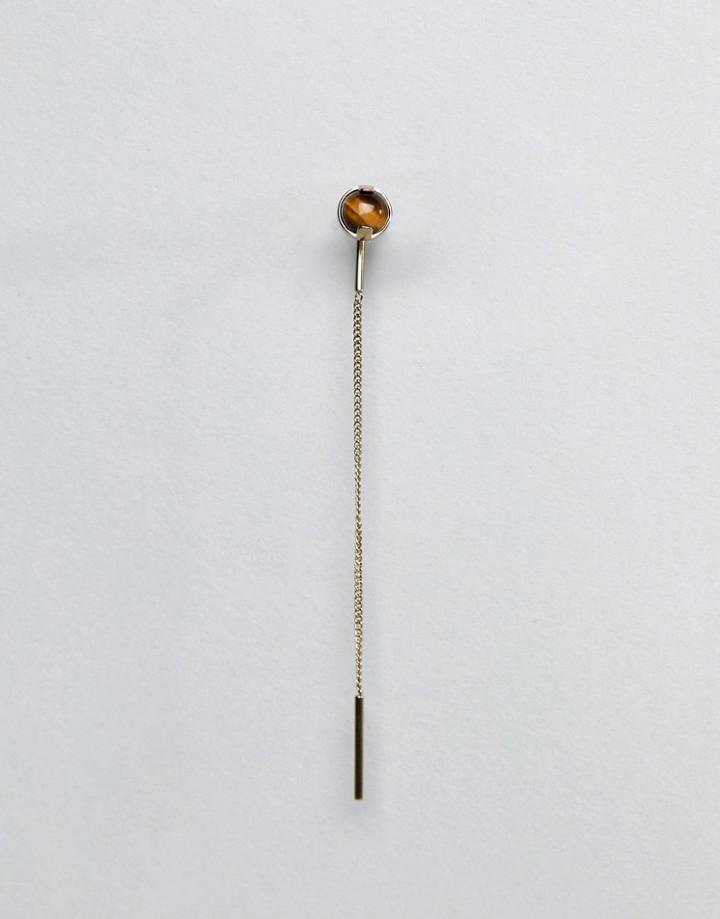 Dyrberg/kern Pull Through Earrings - Gold