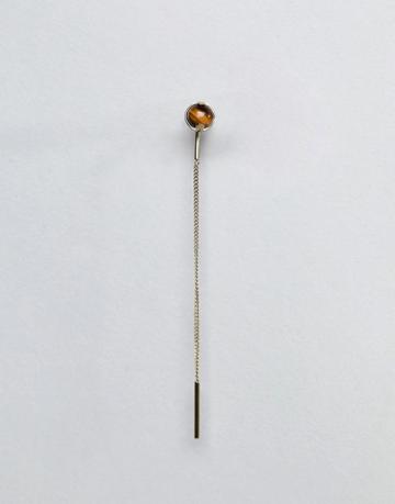 Dyrberg/kern Pull Through Earrings - Gold