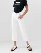 Asos Design Tall Super Crop Sweatshirt In Black
