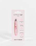 Skinnydip Icon Mini Tweezers-pink