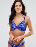 Ann Summers Aroa Bikini Top - Blue
