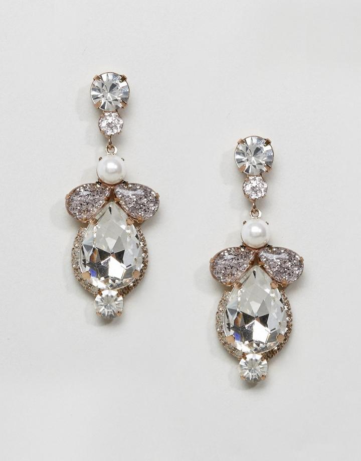 Aldo Bergey Gem Chandelier Earrings - Gold
