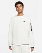 Nike Tech Fleece Crewneck Sweatshirt In Off White-neutral