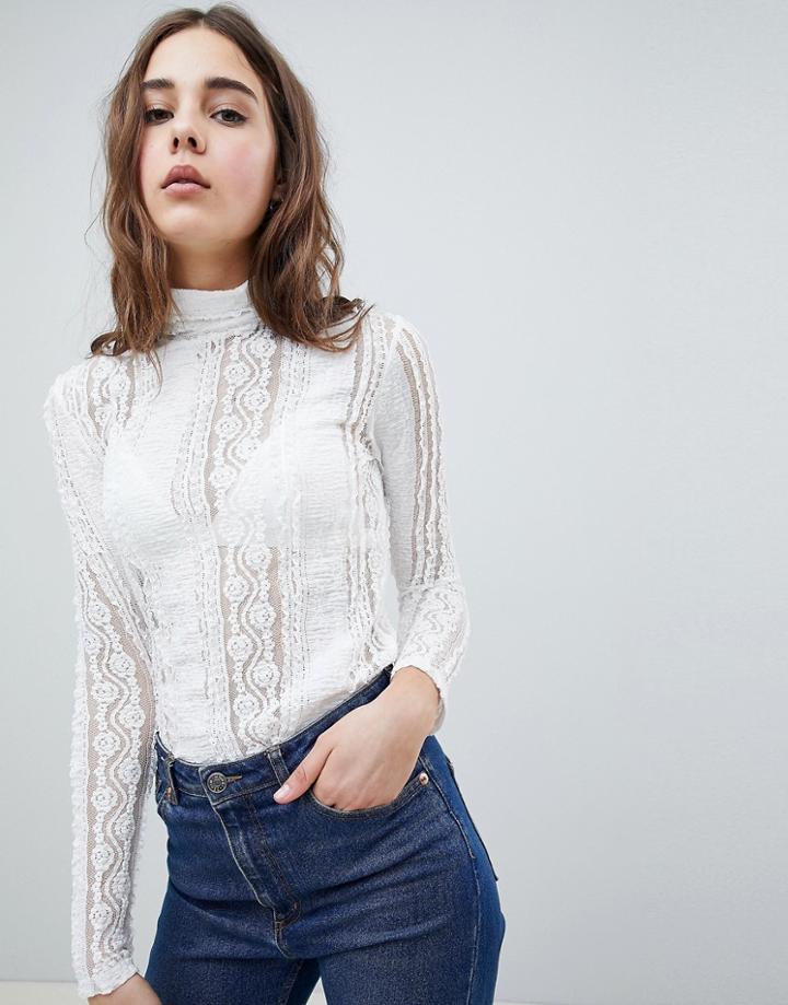 Moves By Minimum Printed Sheer Top - Multi